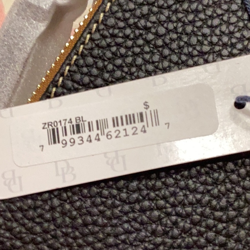 Dooney & Bourke Black Mini Bag with Gold Accents - Picture 2 of 5